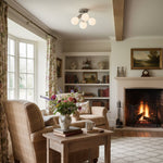 Load image into Gallery viewer, Glorica Glass Flush Mount Light - Globe Ceiling Fixture Modern