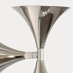 Carica l'immagine nella visualizzazione Galleria, Polished chrome center joint and flared shade detail