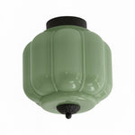 Load image into Gallery viewer, Vintage Eloise Milk Glass Flush Mount Ceiling Light - Vintage Charm Soft Glow