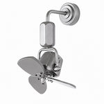 Carica l'immagine nella visualizzazione Galleria, Adjustable compact fan in antique silver