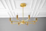 Load image into Gallery viewer, Mobilux Line Modern Chandelier - 8 Arm Mid Century Hanging Light