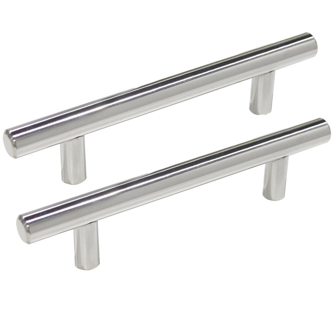 T Bar Kitchen Cabinet Handles – Polished Chrome Pull Handles