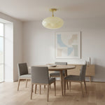 Bild in der Galerieansicht laden, Orra Deckenlampe – Skulpturales Kugeldesign Modern Minimalistisch Vielseitig für Wohnzimmer