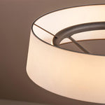 Bild in die Galerieansicht laden, Delvara Moderne Dekorative Tischlampe – Metallfuß Schreibtischlampe mit Pergament-Schirm für Nachttisch