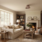 Load image into Gallery viewer, Metio Multi-Color Dome Flush Mount Ceiling Light Contemporary for Dining Area & Entry