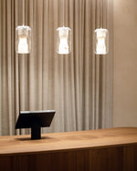 Bild in die Galerieansicht laden, Glas Alabaster-Pendelleuchte