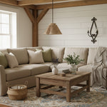 Załaduj obraz do przeglądarki galerii, Florevian Nowoczesna Lampa Wisząca z Lnu - Artystyczne Wyraziste Oświetlenie do Jadalni