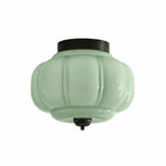 Load image into Gallery viewer, Vintage Eloise Milk Glass Flush Mount Ceiling Light - Vintage Charm Soft Glow