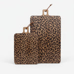 Load image into Gallery viewer, Lepwood Premium Leopard Print Mango Wood Chopping Serving Board for Table Styling and Entertaining