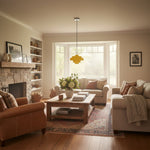 Afbeelding laden in galerijweergave, Koloro Millie glazen hanglamp - retrostijl met moderne elegantie