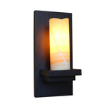 Cargar imagen en el visor de la Galería, Black metal wall sconce product view