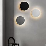 Cargar imagen en el visor de la Galería, Luz de Pared LED Minimalista Moderna Nórdica Redonda de Aluminio