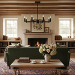 Load image into Gallery viewer, Mobilux Line Modern Chandelier - 8 Arm Mid Century Hanging Light