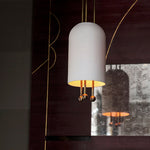 Bild in die Galerieansicht laden, Laternen-Glas-Pendellampe