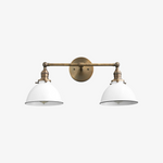 Load image into Gallery viewer, Conique Metal Vanity Wall Sconce – Modern Industrial Bathroom Lighting