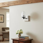 Load image into Gallery viewer, Tierlux Glass Art Deco Wall Sconce - Glass Frosted Globes with Skyscraper Globe