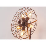 Bild in die Galerieansicht laden, Tischlampe im alten Stil mit Ventilator