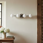 Afbeelding laden in galerijweergave, Glorica glazen lange make-up spiegel lamp - modern minimalistisch wandlamp ontwerp