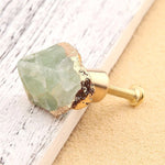 Load image into Gallery viewer, Gold Crystal Cabinet Knobs – Luxury Drawer & Closet Door Knobs