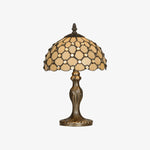 Afbeelding laden in galerijweergave, TF Harken Decoratieve Juweeltafellamp - Prachtig Glazen Ontwerp Perfect voor Slaapkamer of Woonkamer