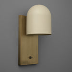 Load image into Gallery viewer, Metio Dome Shade Modern Wall Sconce for Bedroom & Living Room