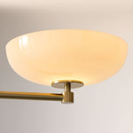 Load image into Gallery viewer, Vega Glass Mid-Century Modern Globe Chandelier with Glass Shades for Dining Room and Kitchen Island