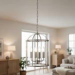 Charger l'image dans la visionneuse de la galerie, Suspension en verre Luxvana en forme de cloche - Luminaire style lanterne industrielle pour cuisine