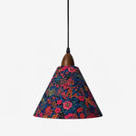 Bild in die Galerieansicht laden, Liberty-Style Floral Fabric Pendant Light
