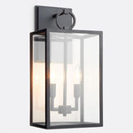 Load image into Gallery viewer, Ferrix Industrial Outdoor Wall Light – Iron & Glass Lighting for Patio