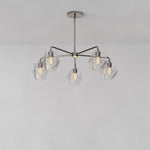 Load image into Gallery viewer, Talvior Sculptural 5-Light Chandelier - Faceted Design, Modern Finishes - Illuminate Spaces