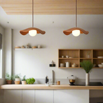 Carica l'immagine nella visualizzazione Galleria, Lampada a sospensione minimalista Yumi in resina scultorea elegante