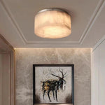 Load image into Gallery viewer, Rivage Alabaster Minimalist Ceiling Light