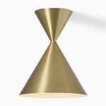 Load image into Gallery viewer, Brivana Sculpted Glass Flush Mount Light for Bedroom & Living Room