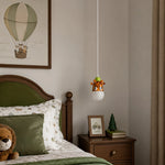 Cargar imagen en el visor de la Galería, Giraffe pendant light kids room