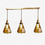 Cargar imagen en el visor de la Galería, French country ripple glass light fixture