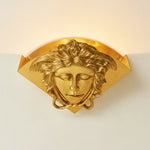 Bild in die Galerieansicht laden, Sphinx Messing Wandleuchte