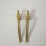 Afbeelding laden in galerijweergave, Gouden messing denker kastgrepen – metalen ladegrepen & kaptafelknoppen