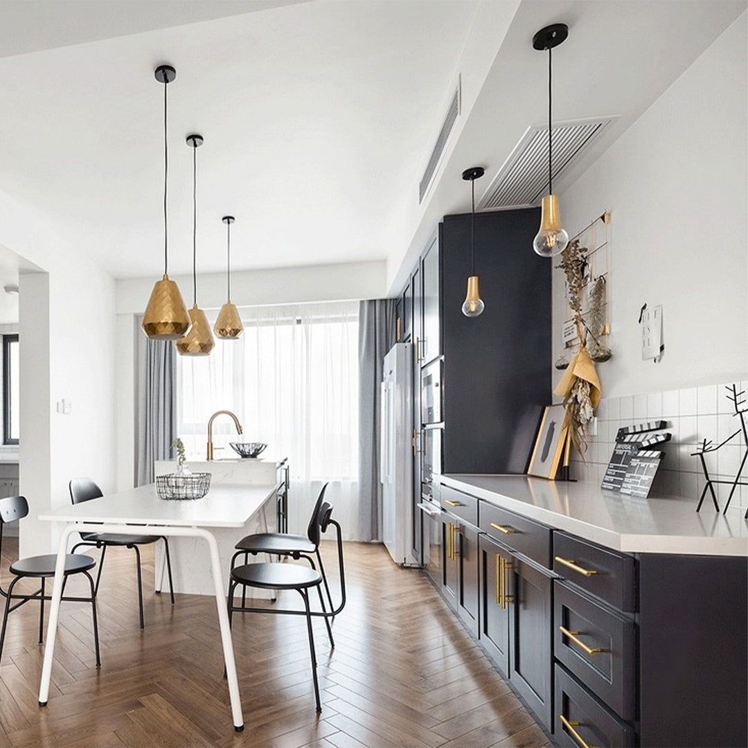 Satin Brass Bar Pulls – Modern Gold Bar Handle Cabinet Hardware