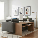 Cargar imagen en el visor de la galería, Lámpara de mesa Albi con base cilíndrica elegante - Luz cálida para interiores modernos y espacios pequeños