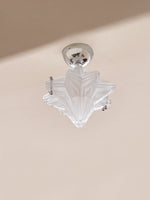 Load image into Gallery viewer, Art Deco Star Ceiling Lamp - Frosted Glass Fixture for Hallway & Entryway - Astris Ceres
