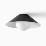 Load image into Gallery viewer, Brivana Sculpted Glass Flush Mount Light for Bedroom & Living Room