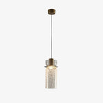 Cargar imagen en el visor de la Galería, Style B clear brass pendant light