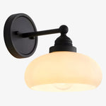 Load image into Gallery viewer, Riven Wall Lamp - Vintage Industrial Milk White Glass Shade for Indoor