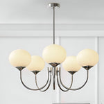 Cargar imagen en el visor de la Galería, Candelabro Moderno Marshmallow de Vidrio