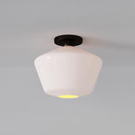 Load image into Gallery viewer, Merin Geometric Glass Modern Flush Mount for Hallway & Bedroom