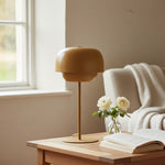 Load image into Gallery viewer, Clinco Curved Shade Table Light Contemporary Design for Nightstand