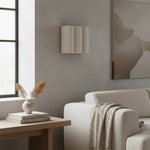 Afbeelding laden in galerijweergave, Linbron Linnen Wandlamp Natuurlijke Stoffen Kap Moderne Wandlamp voor Slaapkamer