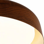 Cargar imagen en el visor de la Galería, Wabi-Sabi Wood Color LED Flush Mount Ceiling Light
