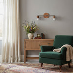 Load image into Gallery viewer, Mobilux Spherical Design Modern Natural Sconce for Bedroom & Study