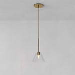 Load image into Gallery viewer, Conica Glass Cone Pendant Lamp – Modern Style Light for Any Room